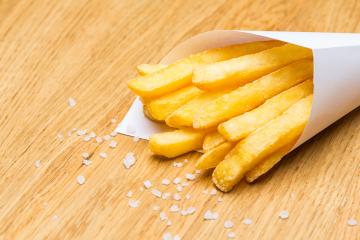 salted french fries in a bag : Stock Photo or Stock Video Download rcfotostock photos, images and assets rcfotostock | RC-Photo-Stock.: