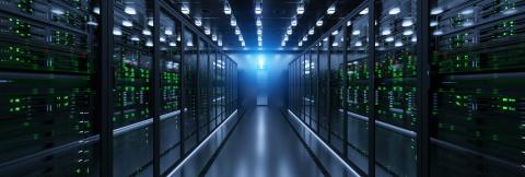 Server units in cloud service data center showing flickering lights- Stock Photo or Stock Video of rcfotostock | RC-Photo-Stock