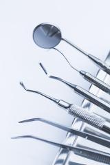 Set of dental tools on a tray mirror tweezers tamper for a dentist : Stock Photo or Stock Video Download rcfotostock photos, images and assets rcfotostock | RC Photo Stock.: