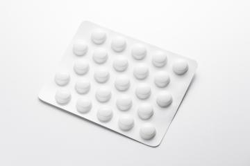Single white Blister packaging with Tablets drugs mix doctor pills antibiotic pharmacy medicine medical- Stock Photo or Stock Video of rcfotostock | RC-Photo-Stock