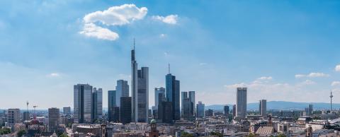 Skyline of Frankfurt am Main financial district panorama- Stock Photo or Stock Video of rcfotostock | RC-Photo-Stock