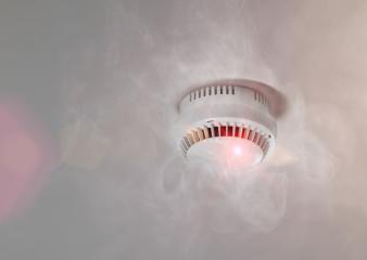 Smoke detector in apartment : Stock Photo or Stock Video Download rcfotostock photos, images and assets rcfotostock | RC Photo Stock.: