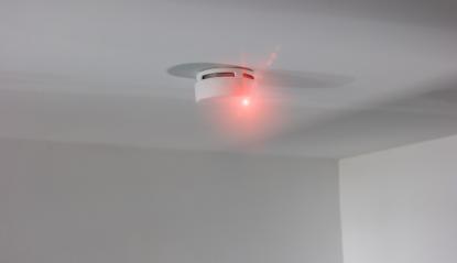 Smoke detector mounted on roof in apartment- Stock Photo or Stock Video of rcfotostock | RC Photo Stock
