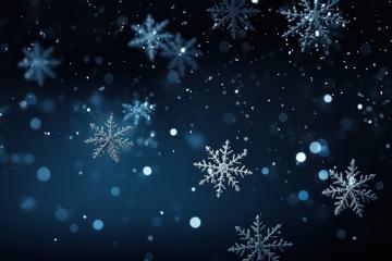 Snowflakes highlighted by a blue nocturnal glow
 : Stock Photo or Stock Video Download rcfotostock photos, images and assets rcfotostock | RC Photo Stock.: