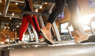 Sports people running on treadmills : Stock Photo or Stock Video Download rcfotostock photos, images and assets rcfotostock | RC Photo Stock.: