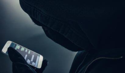 stalker with smatphone waiting for his victim's home at night : Stock Photo or Stock Video Download rcfotostock photos, images and assets rcfotostock | RC Photo Stock.: