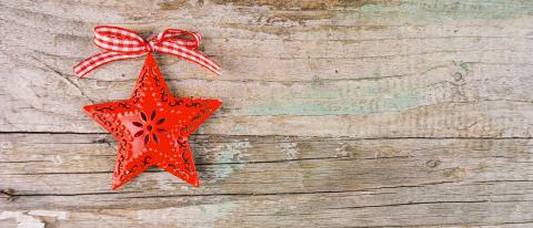 star shape on wooden background with copy space, Christmas background- Stock Photo or Stock Video of rcfotostock | RC Photo Stock
