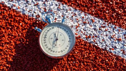 Stopwatch on red running track, white lane marker, time measurement, athletic equipment, sunny : Stock Photo or Stock Video Download rcfotostock photos, images and assets rcfotostock | RC Photo Stock.:
