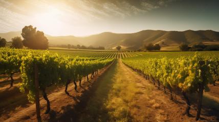 Sunrise over vineyard with mountains in the distance
 : Stock Photo or Stock Video Download rcfotostock photos, images and assets rcfotostock | RC Photo Stock.: