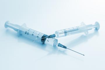 syringe with hypodermic needle and injection solution drop- Stock Photo or Stock Video of rcfotostock | RC Photo Stock