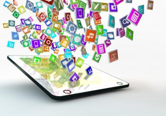Tablet PC with cloud of application icons : Stock Photo or Stock Video Download rcfotostock photos, images and assets rcfotostock | RC Photo Stock.: