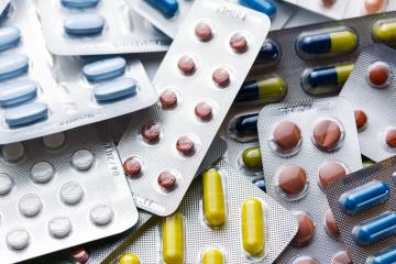 Tablets pills capsules in a Blister packaging heap medicine medical antibiotic flu pharmacy : Stock Photo or Stock Video Download rcfotostock photos, images and assets rcfotostock | RC-Photo-Stock.:
