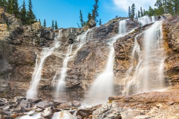 Tangle Creek waterfalls in the rocky mountains canada- Stock Photo or Stock Video of rcfotostock | RC Photo Stock