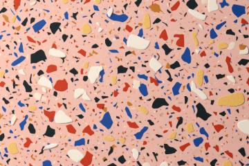 Terrazzo pattern with colorful chips on pink background : Stock Photo or Stock Video Download rcfotostock photos, images and assets rcfotostock | RC Photo Stock.: