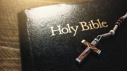 The Holy Bible with wooden crucifix- Stock Photo or Stock Video of rcfotostock | RC Photo Stock