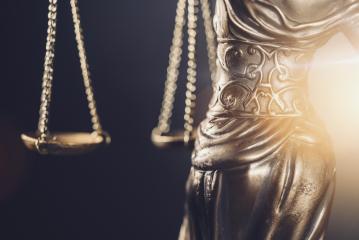 The Statue of Justice  - lady justice or Iustitia / Justitia the Roman goddess of Justice detail of scales of justice - Stock Photo or Stock Video of rcfotostock | RC Photo Stock