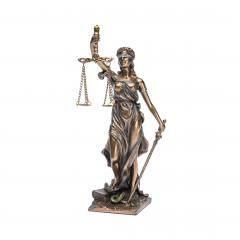 The Statue of Justice - lady justice or Iustitia isolated on white background- Stock Photo or Stock Video of rcfotostock | RC-Photo-Stock