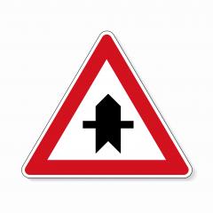traffic sign no passing. German traffic sign warning about likeliness of traffic queues on white background. Vector illustration. Eps 10 vector file.- Stock Photo or Stock Video of rcfotostock | RC-Photo-Stock