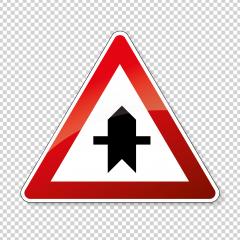 traffic sign no passing. German traffic sign warning about likeliness of traffic queues on checked transparent background. Vector illustration. Eps 10 vector file. : Stock Photo or Stock Video Download rcfotostock photos, images and assets rcfotostock | RC Photo Stock.:
