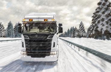 Truck on a winter road. New Energy Hydrogen gas transportation- Stock Photo or Stock Video of rcfotostock | RC Photo Stock