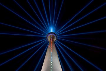 TV Tower dusseldorf at night, germany- Stock Photo or Stock Video of rcfotostock | RC Photo Stock