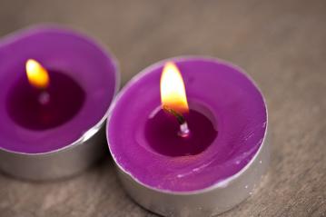 two candel with flamme- Stock Photo or Stock Video of rcfotostock | RC-Photo-Stock