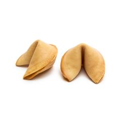 Two fortune cookies on white- Stock Photo or Stock Video of rcfotostock | RC Photo Stock