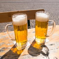 Two glasses of German beer- Stock Photo or Stock Video of rcfotostock | RC-Photo-Stock