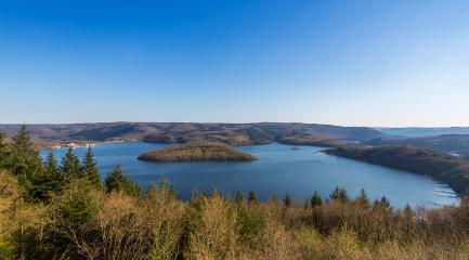view of the Rursee at the Eifel- Stock Photo or Stock Video of rcfotostock | RC Photo Stock