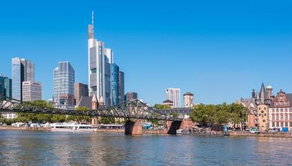 View of the skyline of Frankfurt at summer- Stock Photo or Stock Video of rcfotostock | RC-Photo-Stock