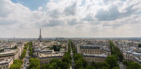 View on Eiffel Tower and skyline panorama, Paris, France- Stock Photo or Stock Video of rcfotostock | RC Photo Stock