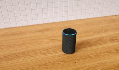voice controlled smart speaker in the kitchen- Stock Photo or Stock Video of rcfotostock | RC Photo Stock