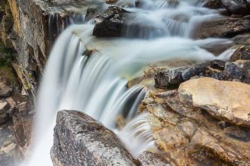 waterfall in the rocky mountains at the jasper national park canada- Stock Photo or Stock Video of rcfotostock | RC Photo Stock