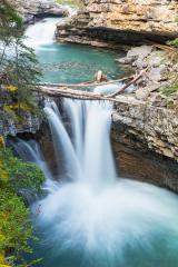 waterfalls at the Johnston Canyon in banff canada : Stock Photo or Stock Video Download rcfotostock photos, images and assets rcfotostock | RC Photo Stock.: