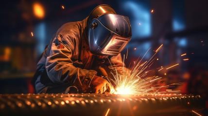 welder in action, illuminating sparks and intense glow- Stock Photo or Stock Video of rcfotostock | RC Photo Stock
