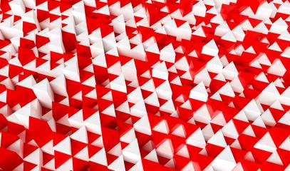 White and red triangular abstract background, Grunge surface - 3d rendering - Stock Photo or Stock Video of rcfotostock | RC-Photo-Stock