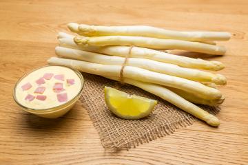 white Asparagus with hollandaise sauce : Stock Photo or Stock Video Download rcfotostock photos, images and assets rcfotostock | RC Photo Stock.: