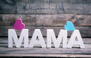 White "MAMA" letters with pink and blue hearts on rustic wooden background : Stock Photo or Stock Video Download rcfotostock photos, images and assets rcfotostock | RC Photo Stock.:
