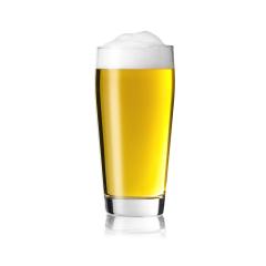 Willi cup beer glass pilsner golden with foam crown altbier on white background- Stock Photo or Stock Video of rcfotostock | RC Photo Stock