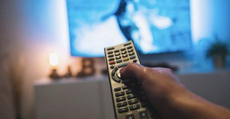 woman Watching tv and using remote control, pov shot : Stock Photo or Stock Video Download rcfotostock photos, images and assets rcfotostock | RC Photo Stock.: