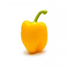yellow Paprika on white background- Stock Photo or Stock Video of rcfotostock | RC-Photo-Stock