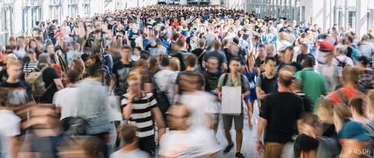 blurred people at a trade fair  : Stock Photo or Stock Video Download rcfotostock photos, images and assets rcfotostock | RC Photo Stock.: