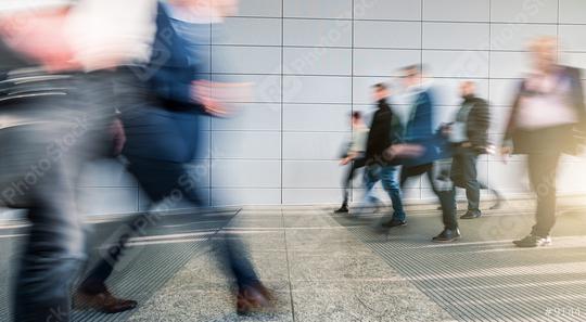  blurred Business people at rush hour on a floor  : Stock Photo or Stock Video Download rcfotostock photos, images and assets rcfotostock | RC Photo Stock.: