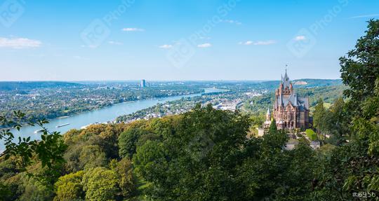  Drachenburg Castle at summer in Bonn  : Stock Photo or Stock Video Download rcfotostock photos, images and assets rcfotostock | RC Photo Stock.: