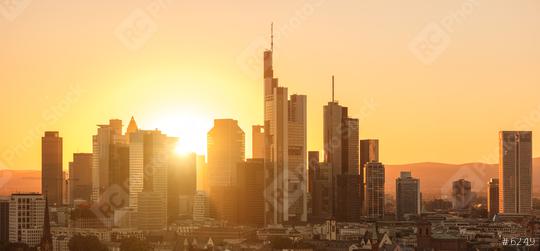  financial district of Frankfurt at Sunset  : Stock Photo or Stock Video Download rcfotostock photos, images and assets rcfotostock | RC Photo Stock.: