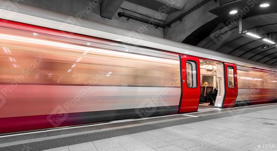  London Underground, Tube Station, train opening the door motion blur  : Stock Photo or Stock Video Download rcfotostock photos, images and assets rcfotostock | RC Photo Stock.: