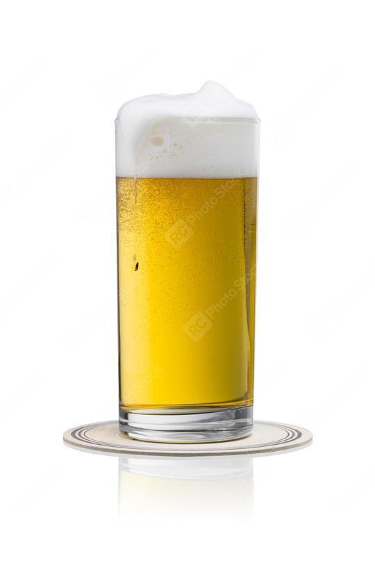  overflowing beer in a glass with drop  : Stock Photo or Stock Video Download rcfotostock photos, images and assets rcfotostock | RC Photo Stock.: