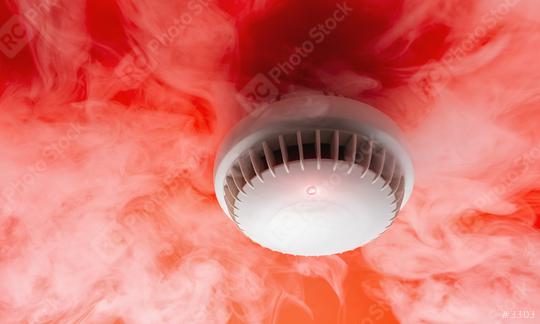  Smoke detector mounted on roof in apartment  : Stock Photo or Stock Video Download rcfotostock photos, images and assets rcfotostock | RC Photo Stock.: