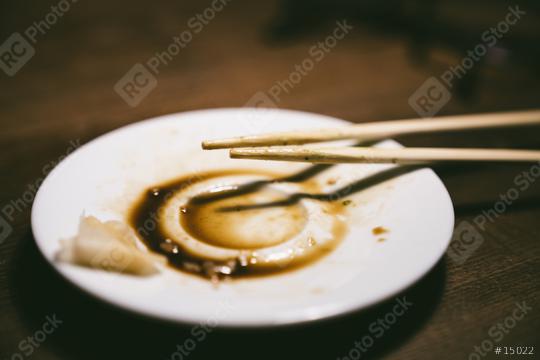 24746724-sashimi-sushi-roll-with-avocado-on-ceramic-plate-with  : Stock Photo or Stock Video Download rcfotostock photos, images and assets rcfotostock | RC Photo Stock.: