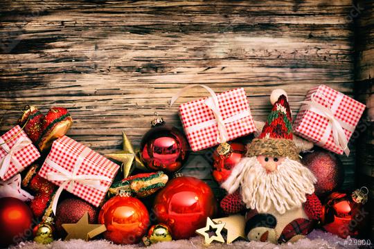 A festive Christmas arrangement with red ornaments, gift boxes, a Santa figurine, and brand tags from BCD Travel, Lufthansa, and Austrian Airlines on a rustic wooden background
  : Stock Photo or Stock Video Download rcfotostock photos, images and assets rcfotostock | RC Photo Stock.: